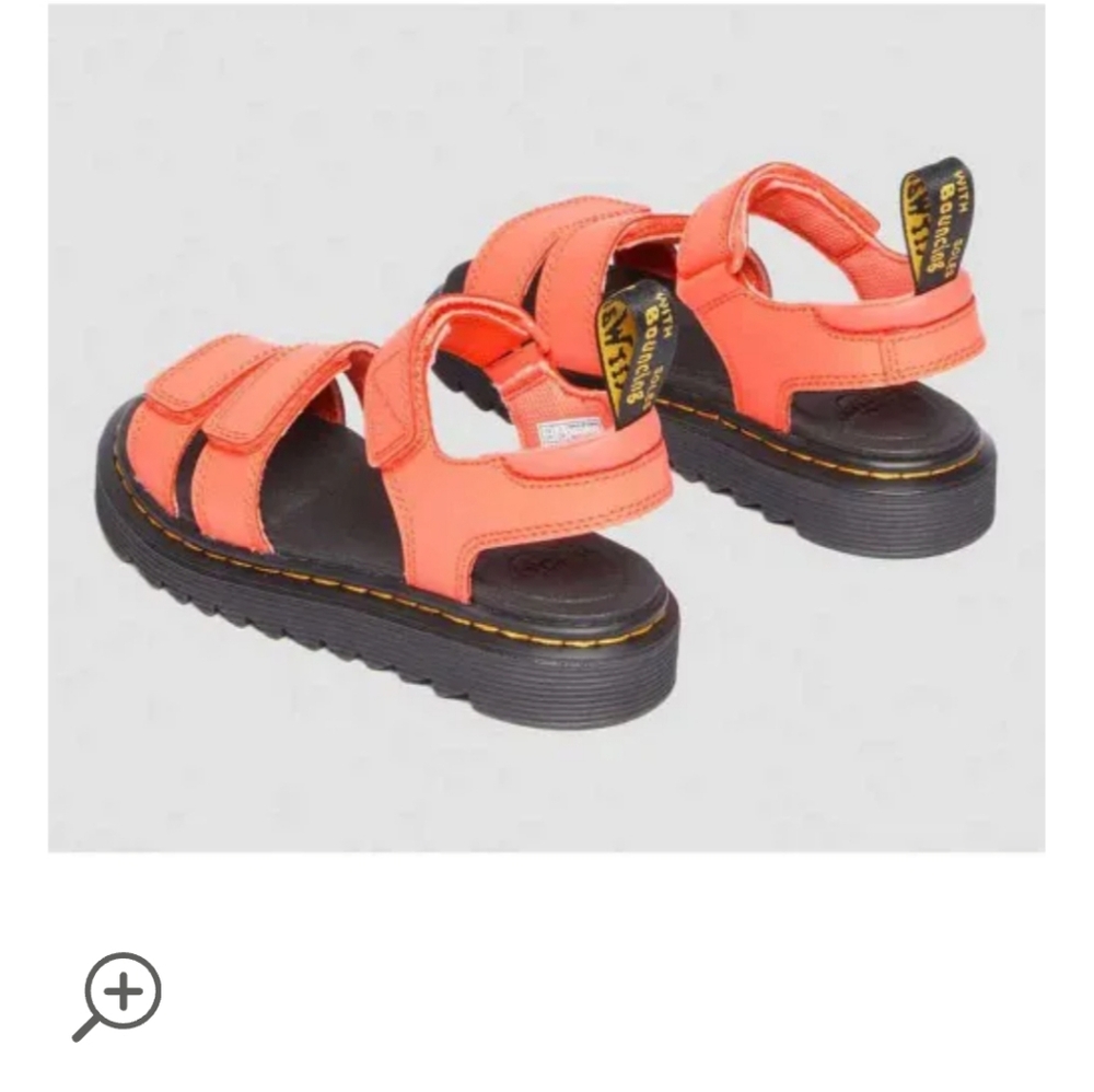 Dr. Martens Kids' Orange Sandals - Picture 2 of 7